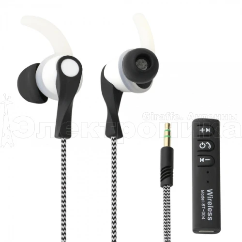 st-004 наушники вакуум - гарнитура (bluetooth)/20/100  фото