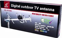 антенна тв внешняя уличная atv-363 malkatech цифровая эфирная для dvb-t2 тв наружная  фото